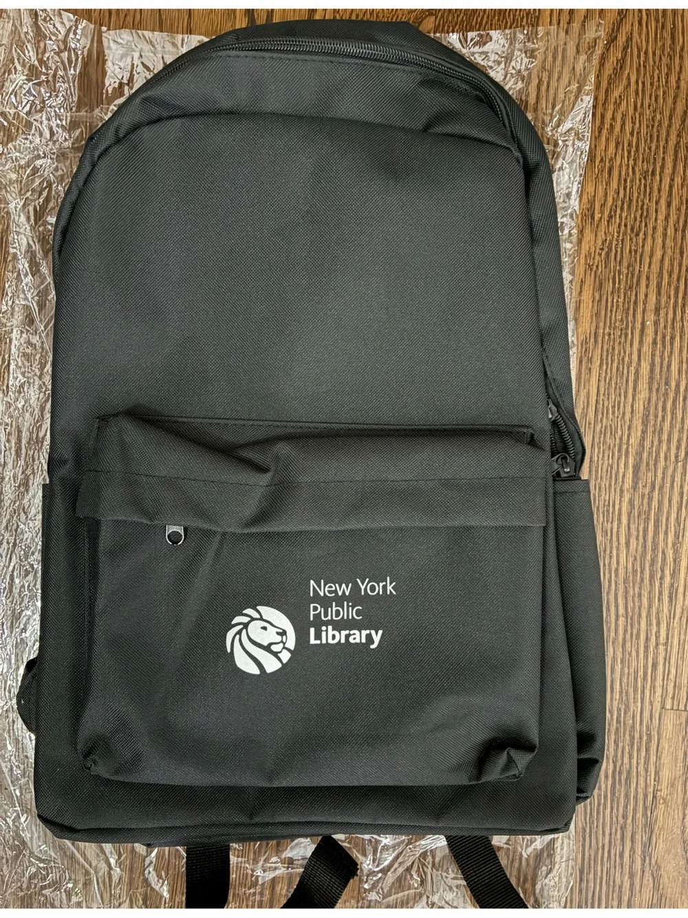 Rare Black New York Public Library - NYPL Backpack Laptop Book Bag - Brand New